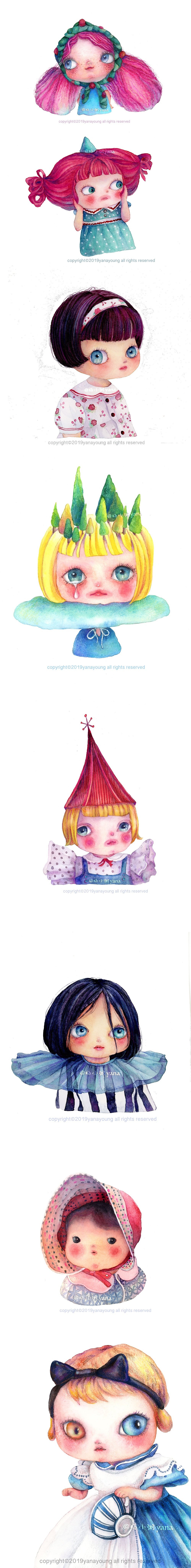 omg2019年個人總結（圖ZMTkxMjcwNTAw） - 繪本 - 站酷設計師楊小粥原創(chuàng)素材 - 站酷ZCOOL