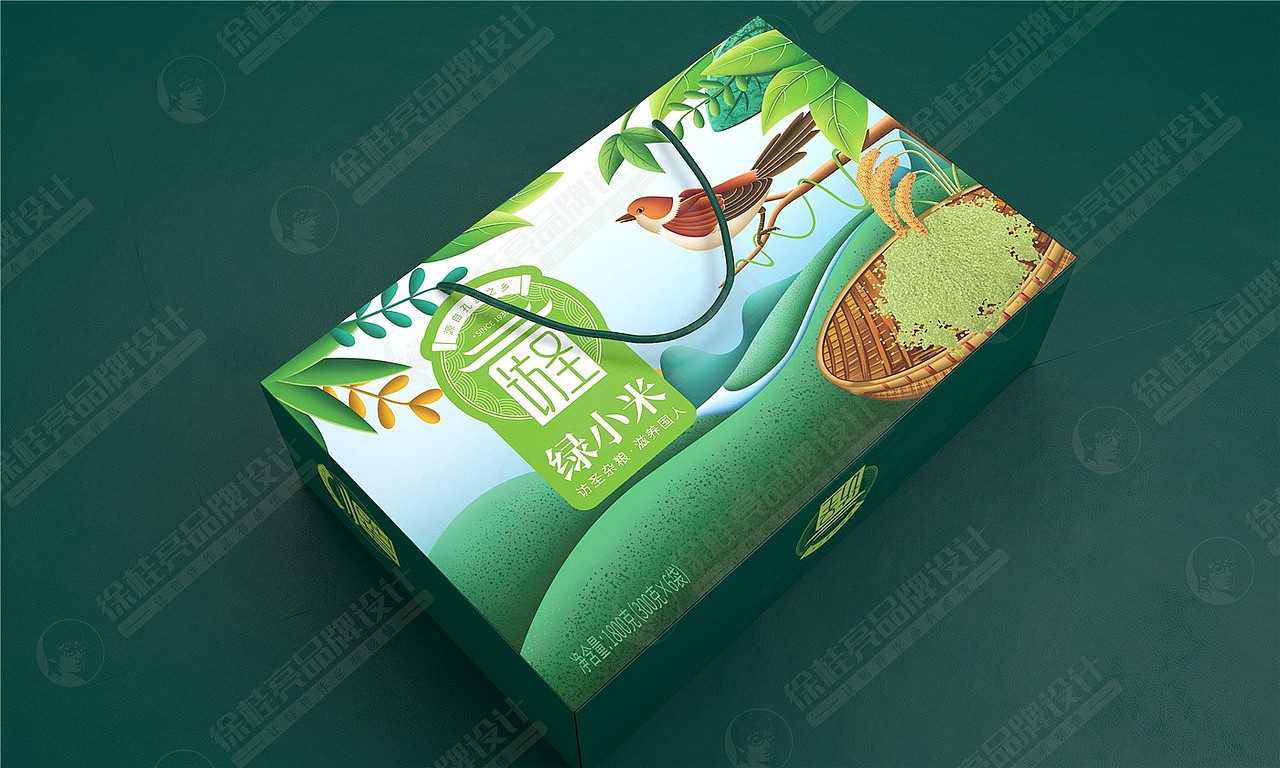 访圣蒸面与杂粮——徐桂亮品牌设计!