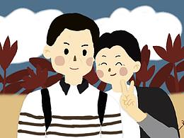 父亲节的父亲母亲