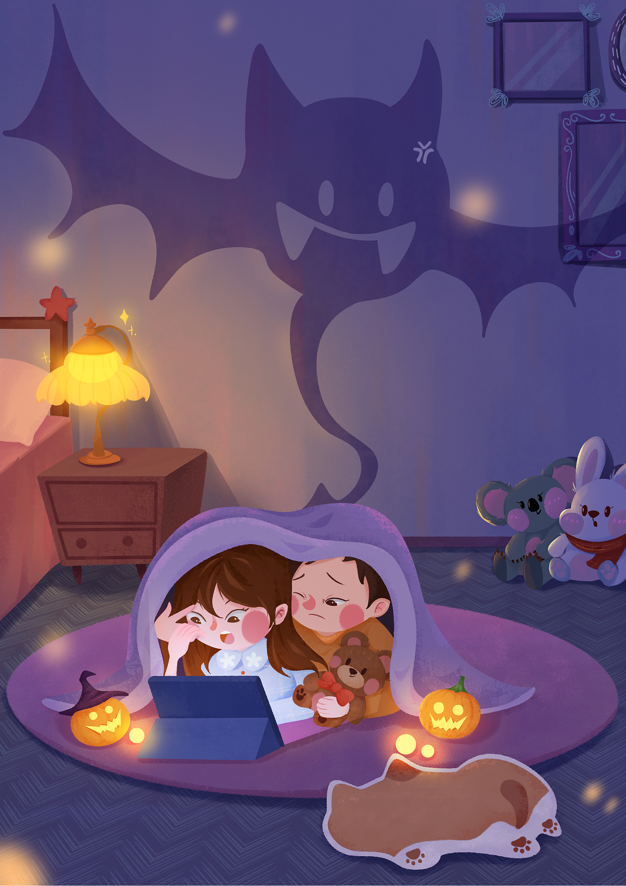 万圣节插画|插画|儿童插画|吭吭尼 - 原创作品 - 站酷 (zcool)