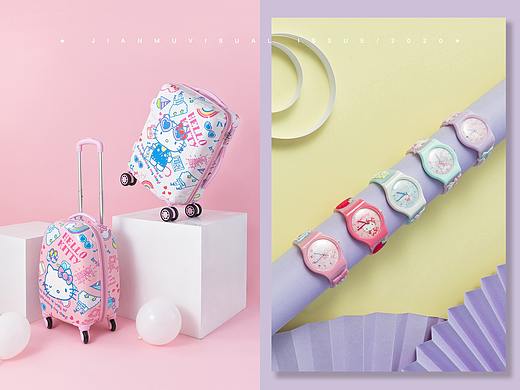 Sanrio 三丽鸥 ✖ 毛绒公仔玩具收纳盒箱包系列摄影