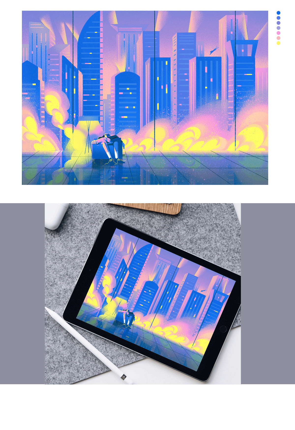 2020插画回顾（Oct.-Dec.）（图ZMjM4NjQwMTA4） - 艺术插画 - 站酷设计师bindy_xie原创素材 - 站酷ZCOOL