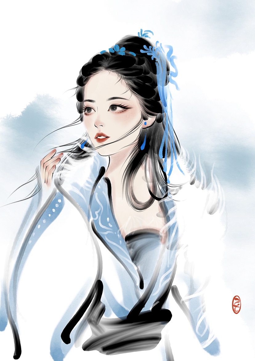 2023.2月古风水墨 小合集（二）（图ZMzMyNDQzNzg4） - 商业插画 - 站酷设计师懒人晨原创素材 - 站酷ZCOOL