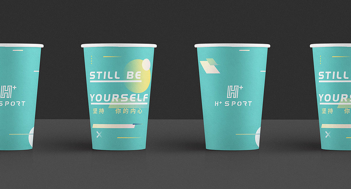 「氢离子运动」健身品牌形象设计