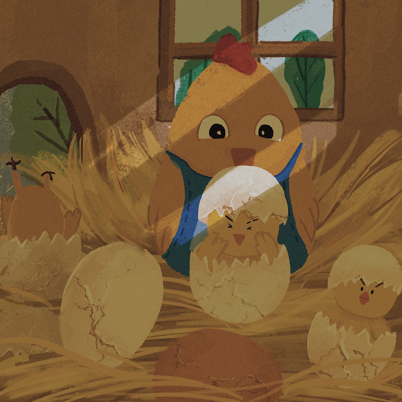 《土鸡的冒险》故事文本来源,创作的儿童绘本