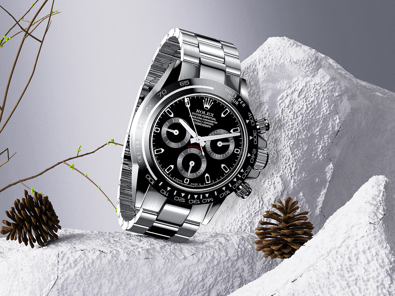 【C4D- 劳力士手表】Render（图ZMzAwNTk0MDAw） - 产品 - 站酷设计师月京舞梨原创素材 - 站酷ZCOOL