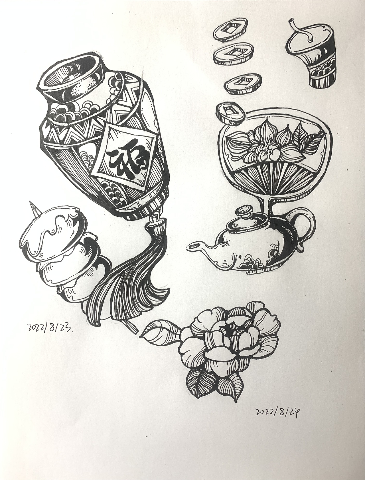 考研作品 | 前期 · 备考装饰画