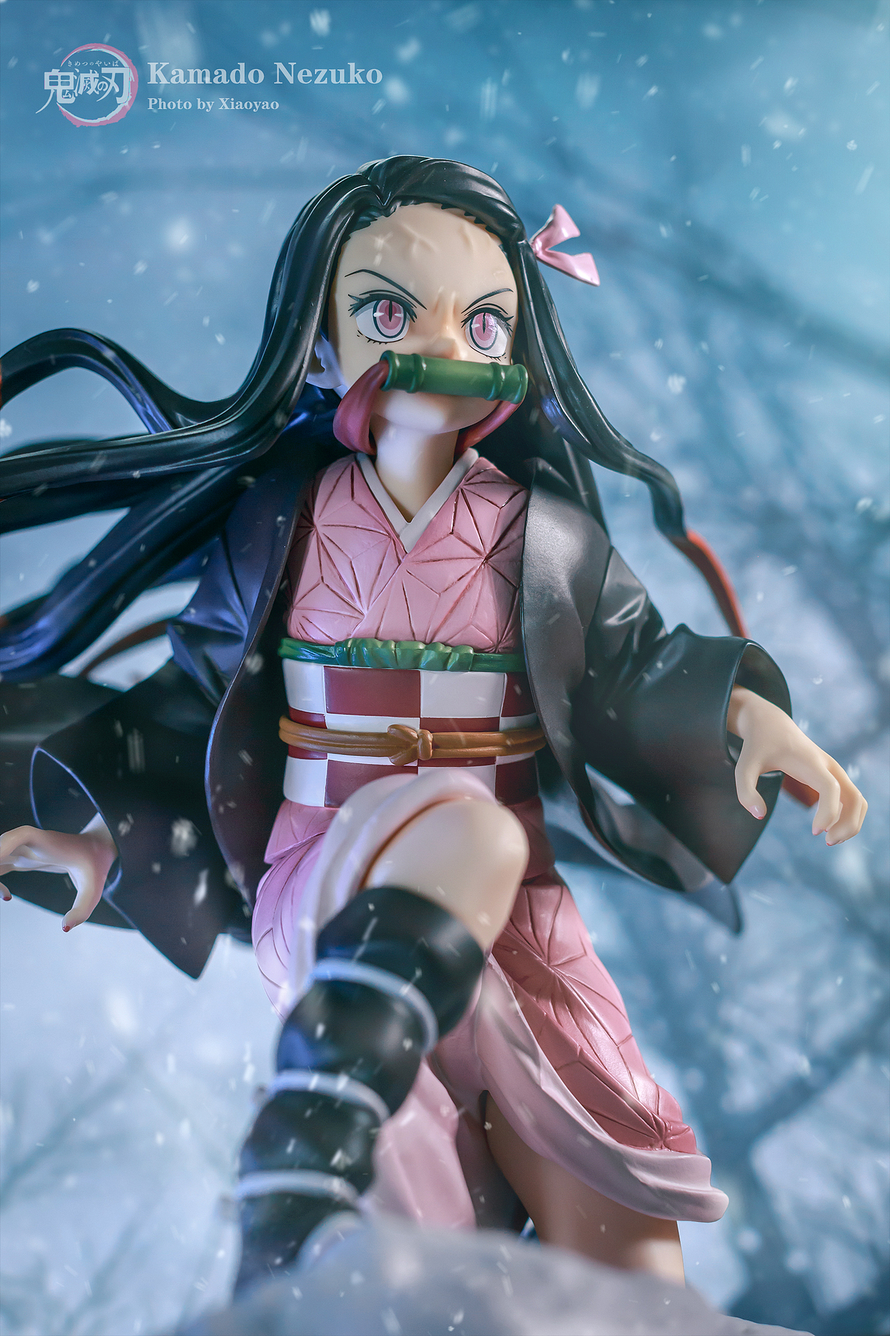 手办表现型摄影鬼灭之刃祢豆子