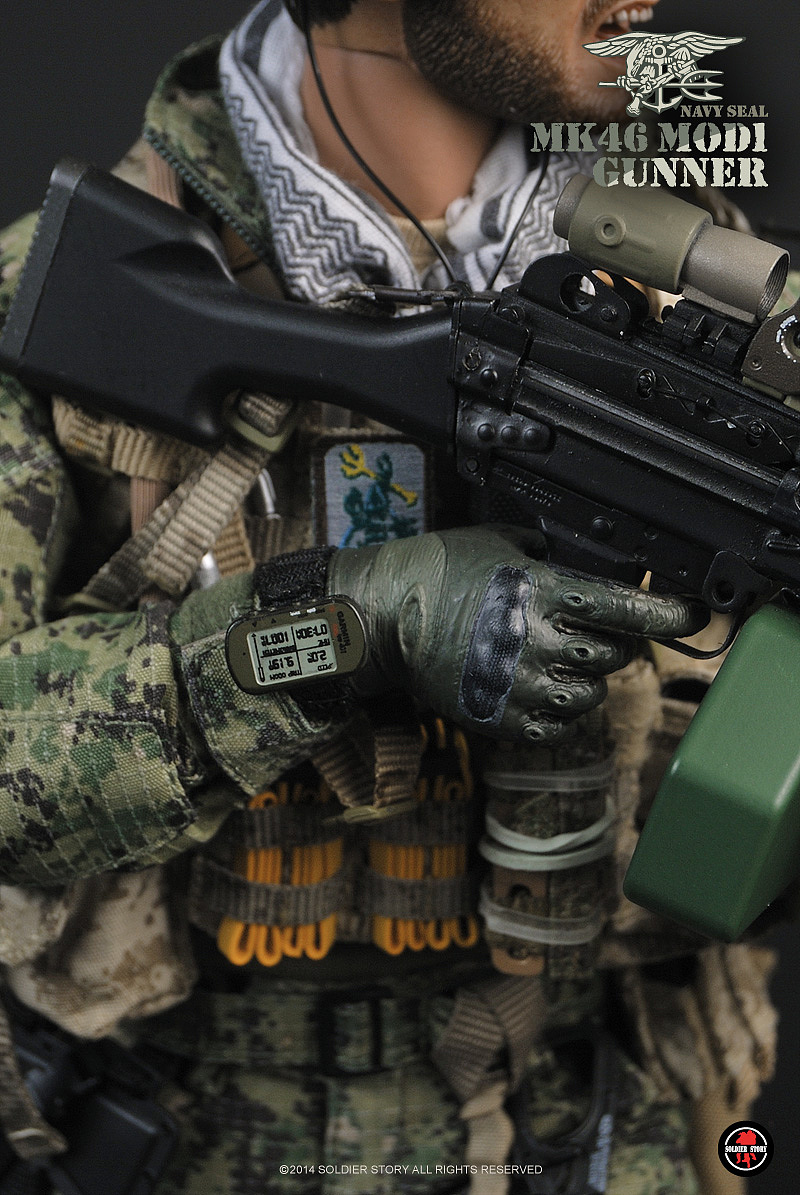 SoldierStory 美国海军海豹突击队 MK46 MOD1机鎗手（图ZMTExMDIwMTcy） - 手办/模玩 - 站酷设计师SoldierStory原创素材 - 站酷ZCOOL