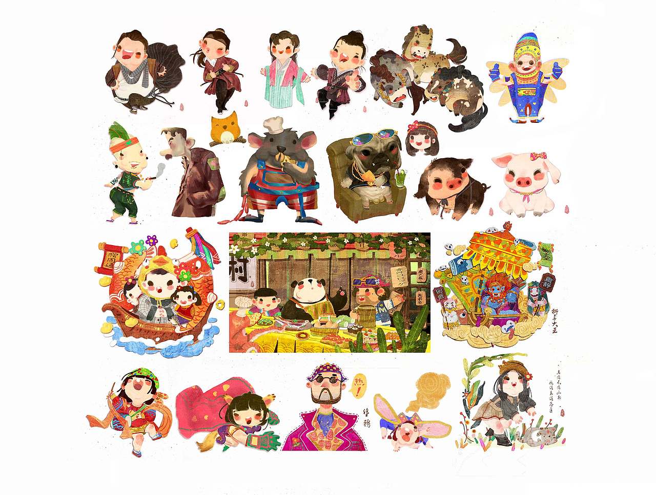 17年-非系列简笔画合集（图ZMjg3MzA1MDYw） - 创作习作 - 站酷设计师陶先原创素材 - 站酷ZCOOL