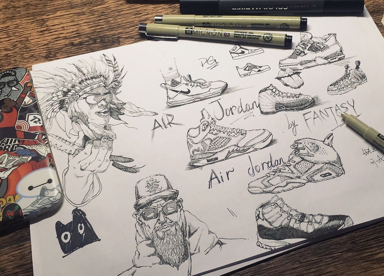 sneaker art