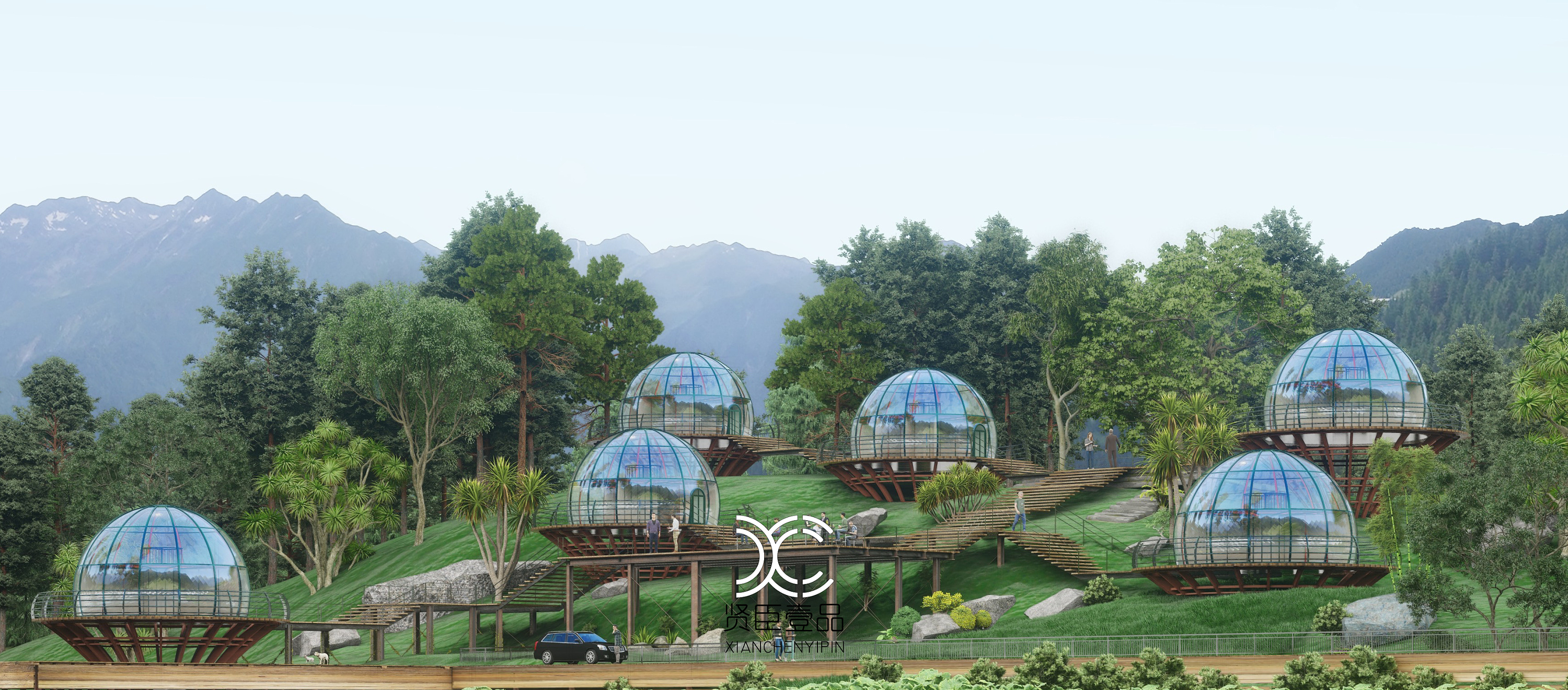 贤臣壹品设计#民宿建筑,旅游景区建筑,异形建筑
