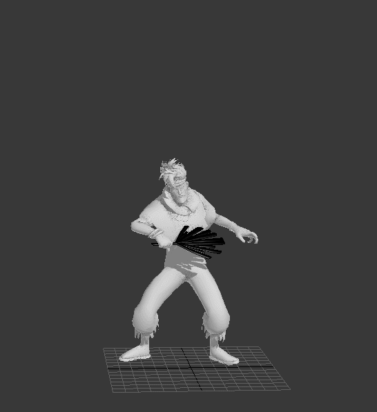 第一次临摹游戏动画技能动作