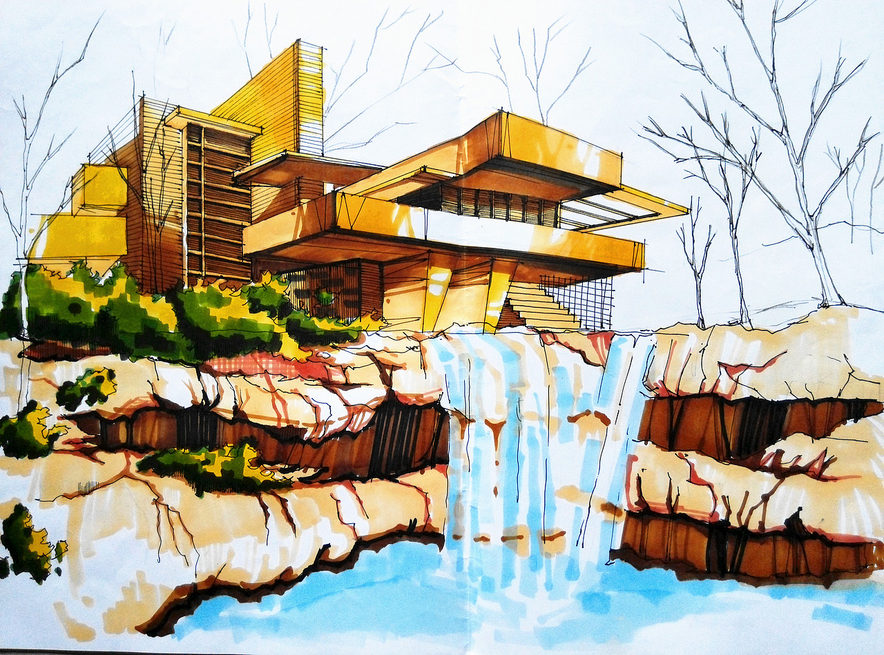 柯布西耶流水别墅