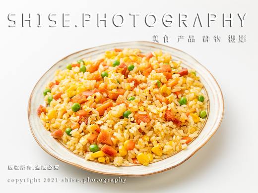蛋炒饭商业白底图广告图拍摄/常州美食海报摄影