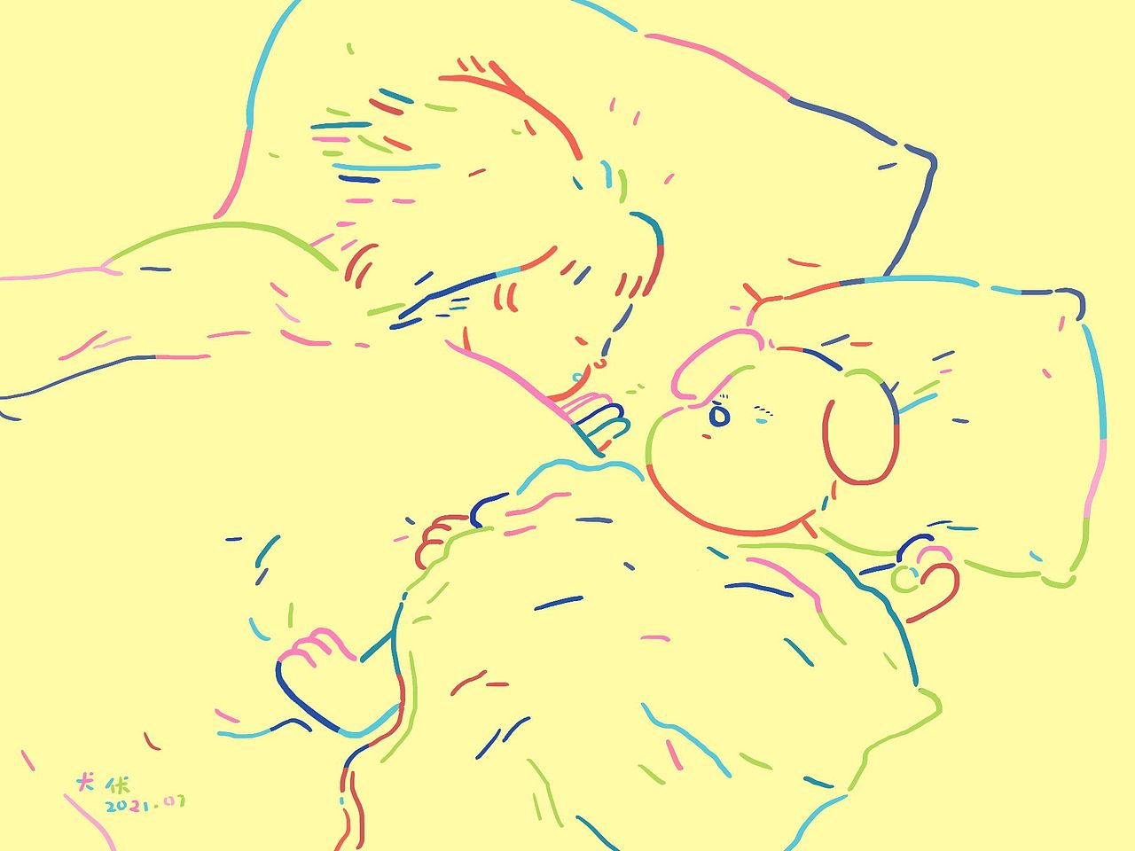 小狗和他梦见的我