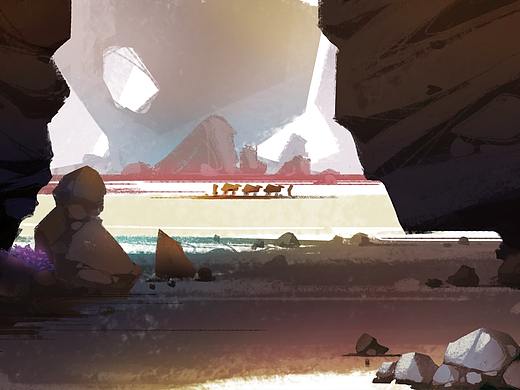 場景臨摹練習（個人主頁-ZMzUxMTY1MDg=） - 游戲原畫 - 站酷設計師魔法二踢腳原創(chuàng)素材 - 站酷ZCOOL