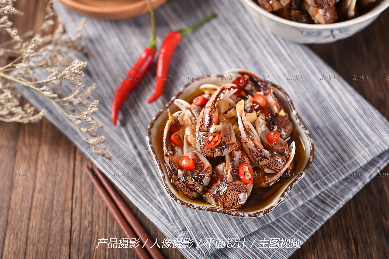 醉蟹钳（图ZMTc1NTI2NjY4） - 产品摄影 - 站酷设计师kuki视觉原创素材 - 站酷ZCOOL