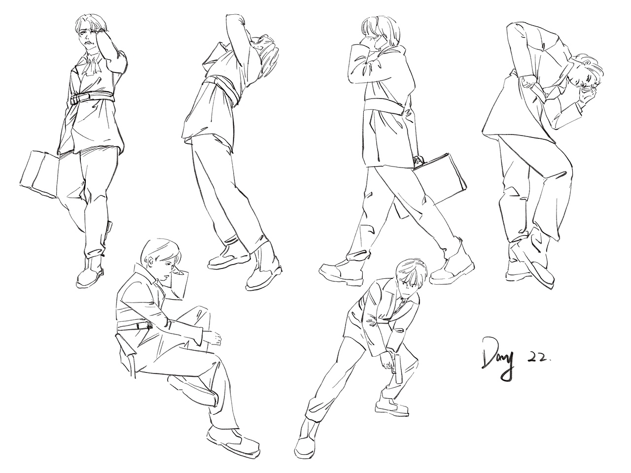 #速寫(xiě)60天挑戰(zhàn)賽#Day22@速寫(xiě)班長(zhǎng) ???（圖ZMjkzNjU0OTA4） - 創(chuàng)作習(xí)作 - 站酷設(shè)計(jì)師磕糖的七秒原創(chuàng)素材 - 站酷ZCOOL