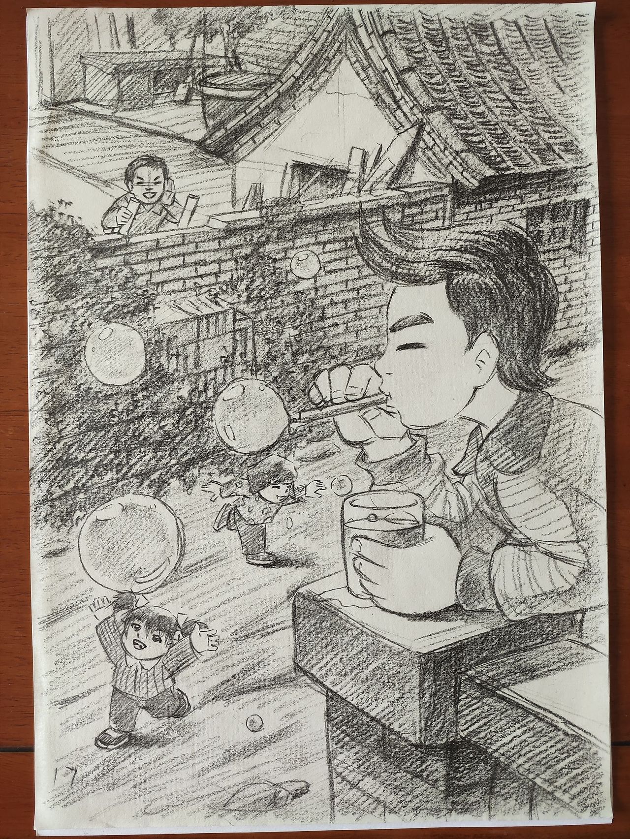 童年的季节 草图1（图ZMzQ3NjYwMDky） - 艺术插画 - 站酷设计师田间小仙原创素材 - 站酷ZCOOL