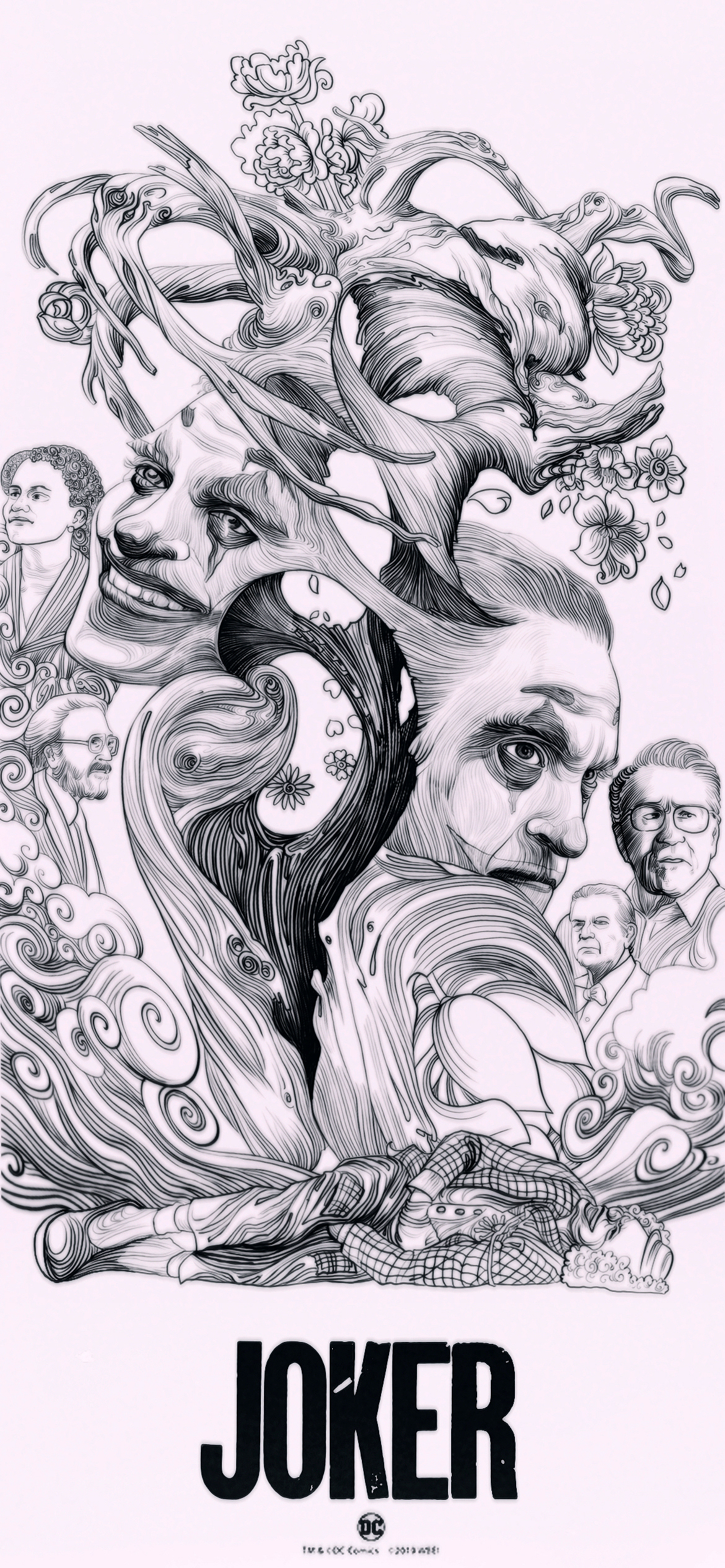 《小丑》艺术插画