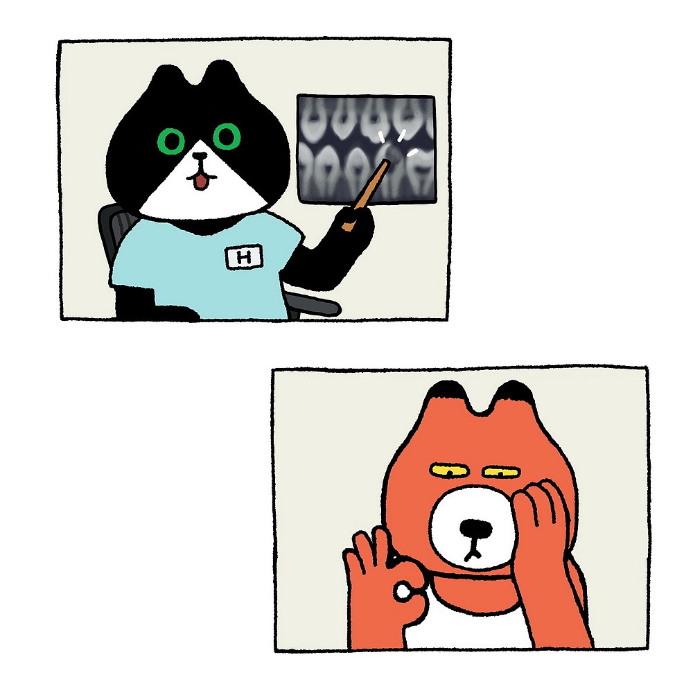 一顆牙牙的故事（圖ZMzI4ODkzMzky） - 商業(yè)插畫 - 站酷設(shè)計師小山飯團(tuán)原創(chuàng)素材 - 站酷ZCOOL