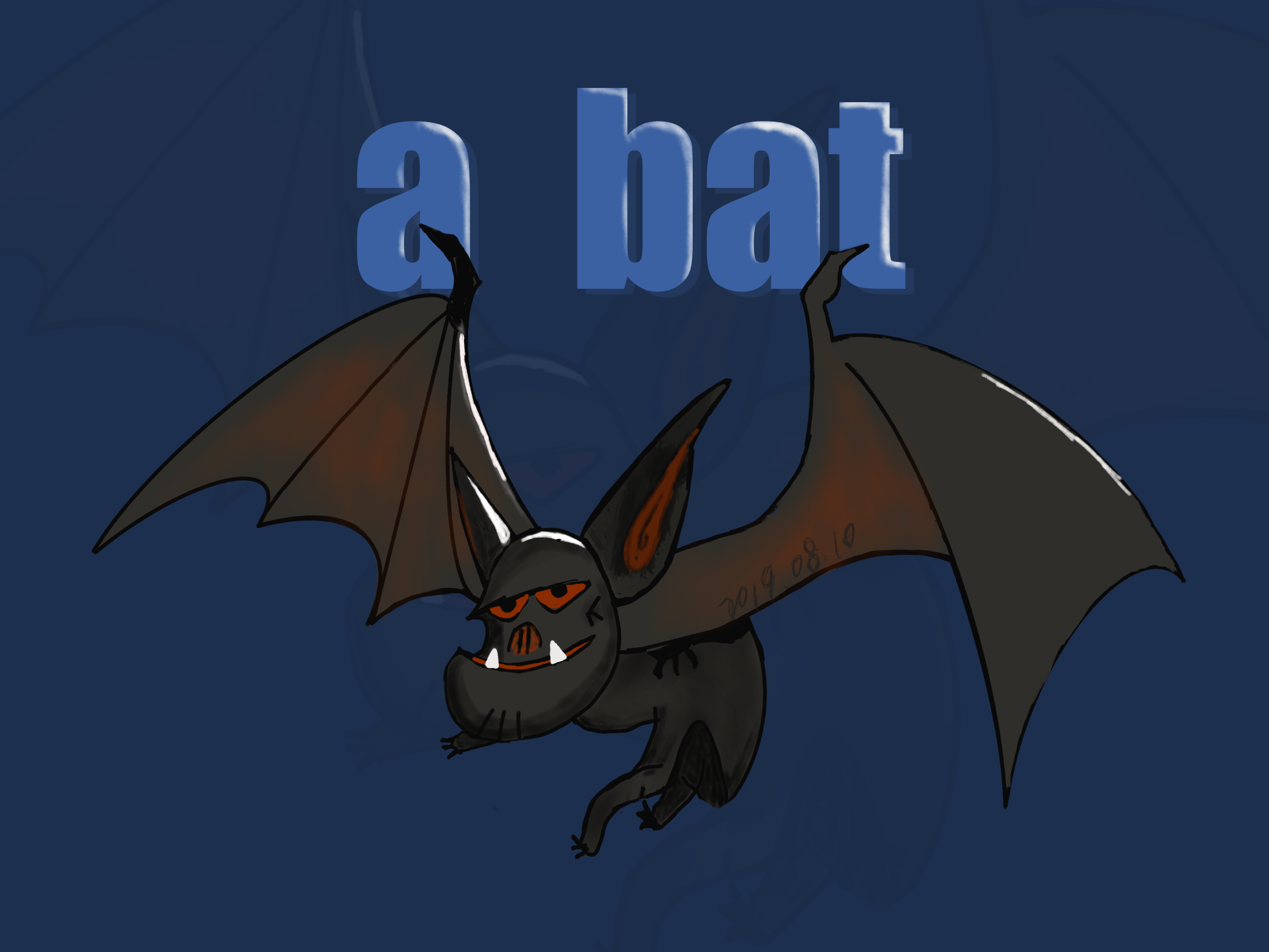 蝙蝠怪-怪物/生物模型-微元素 - Element3ds.com!