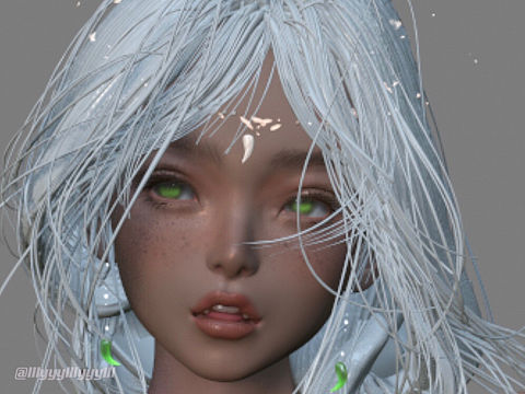 Nomad手机建模 鬼刀风铃