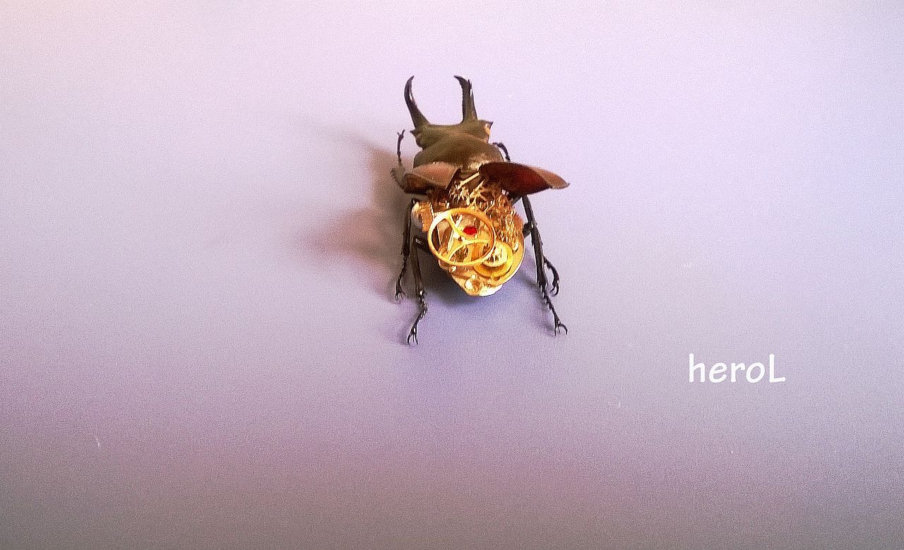 《朋克甲虫》装置设计（图ZMzQ0MTI3NDA=） - 手办/模玩 - 站酷设计师heroL灏原创素材 - 站酷ZCOOL