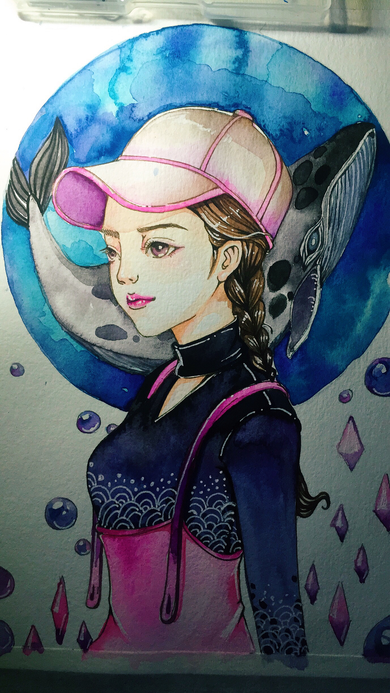 午夜小稿！（图ZODk4MTIyMzY=） - 商业插画 - 站酷设计师口口韩原创素材 - 站酷ZCOOL