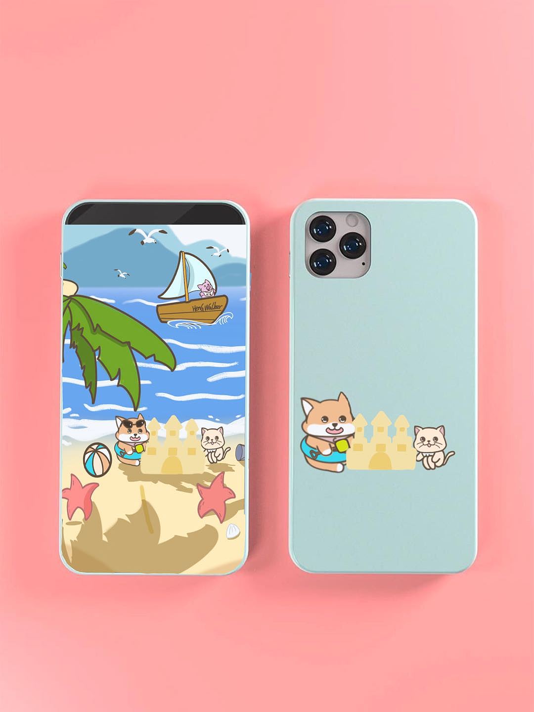 IP形象设计及文创产品；元气干饭基｜小柴柴的日常