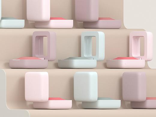 临摹大佬的C4D美妆动画