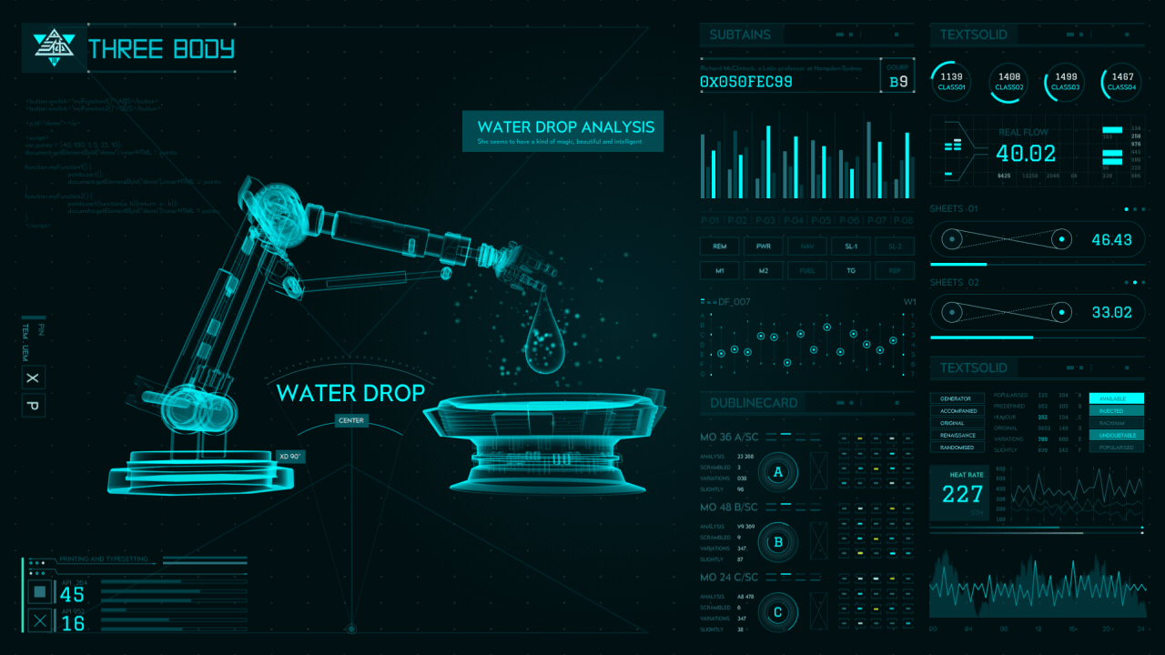 三体科幻场景设计&三体FUI可视化设计（图ZMjcyMzg5ODY4） - 软件界面 - 站酷设计师浮生_若茶原创素材 - 站酷ZCOOL