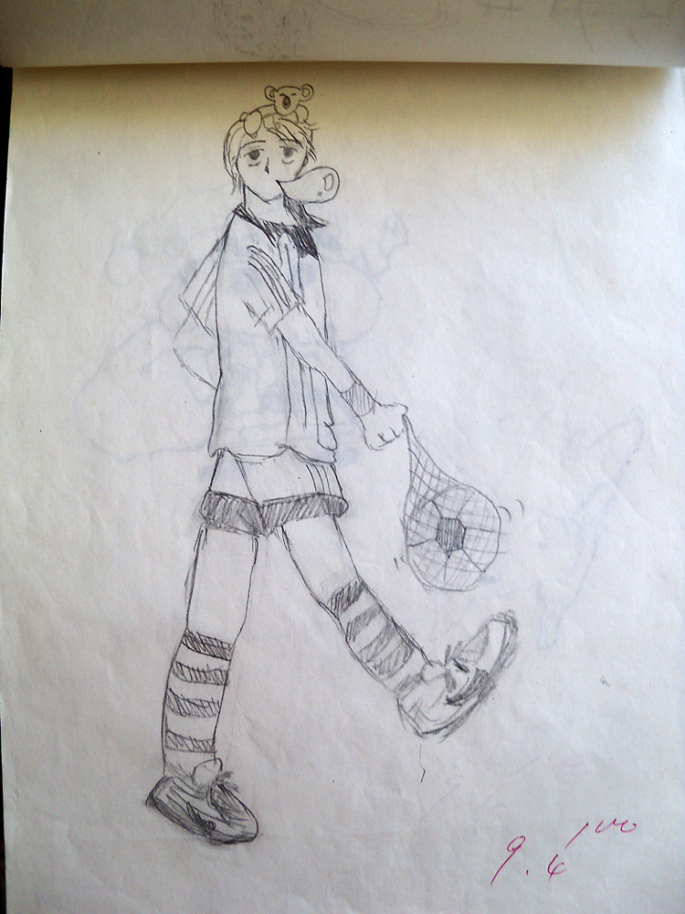 初中时的画（2002年左右）（图ZNjYxMzIzNg==） - 商业插画 - 站酷设计师腰果君_QK原创素材 - 站酷ZCOOL