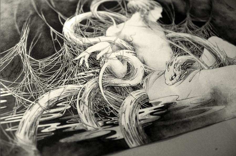 【事黑白】手绘2013(及新书问世)_画师杉泽-站酷zcool