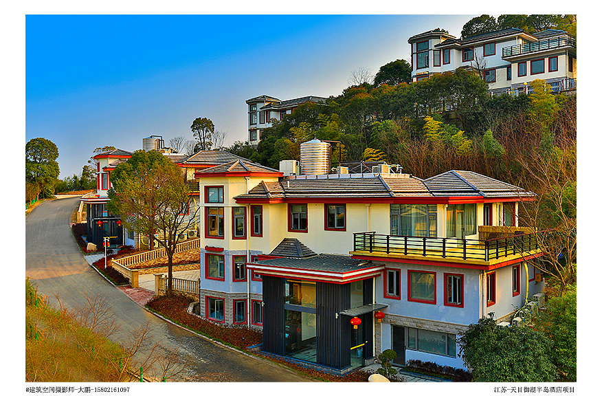上海非著名建筑空间摄影师-大鹏--江苏-天目御湖半岛酒店项目