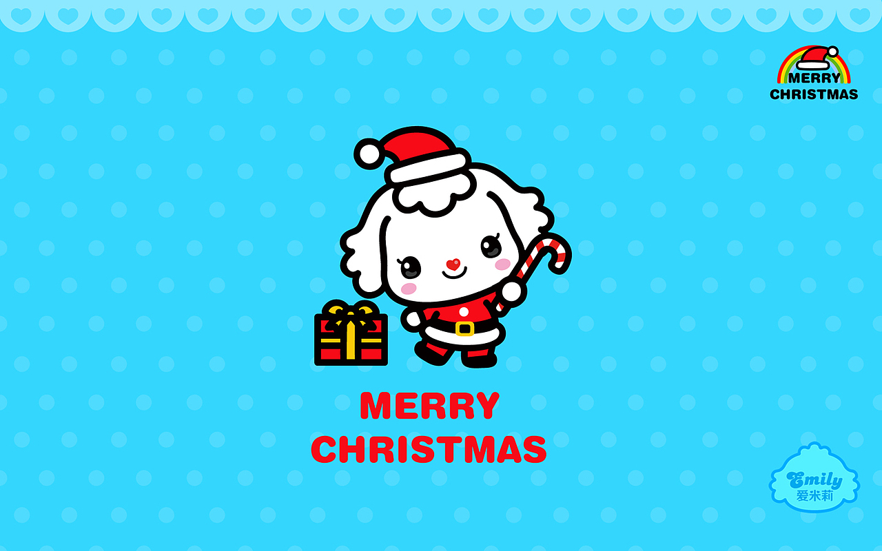 爱米莉—圣诞快乐！（图ZMTIzNDY2ODQ=） - 商业插画 - 站酷设计师古古龙原创素材 - 站酷ZCOOL