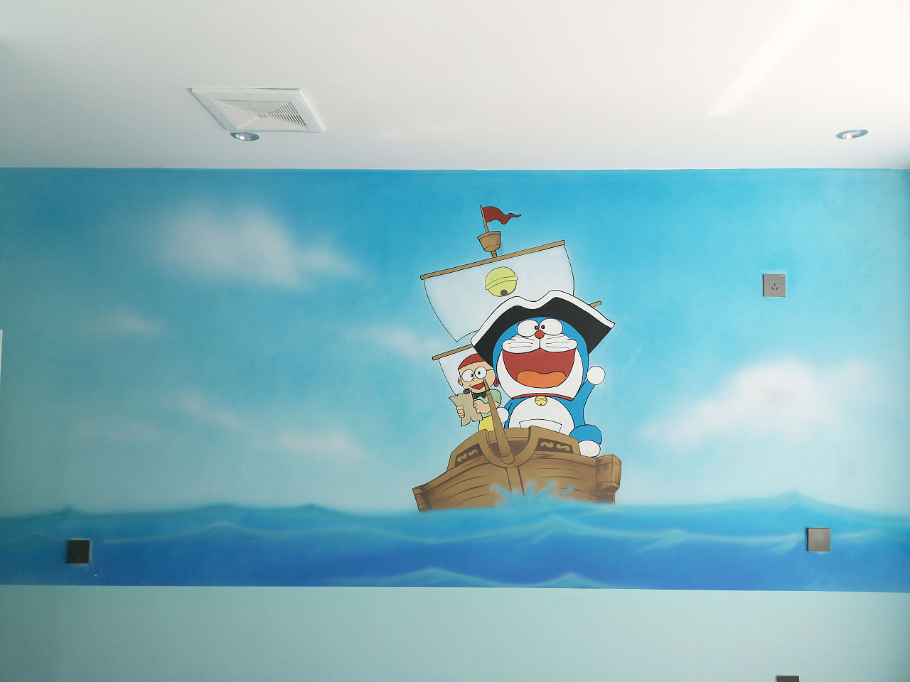 卡通 幼儿园墙画 学校墙绘|纯艺术|水彩|3d墙绘 - 原创作品 - 站酷 (ZCOOL)