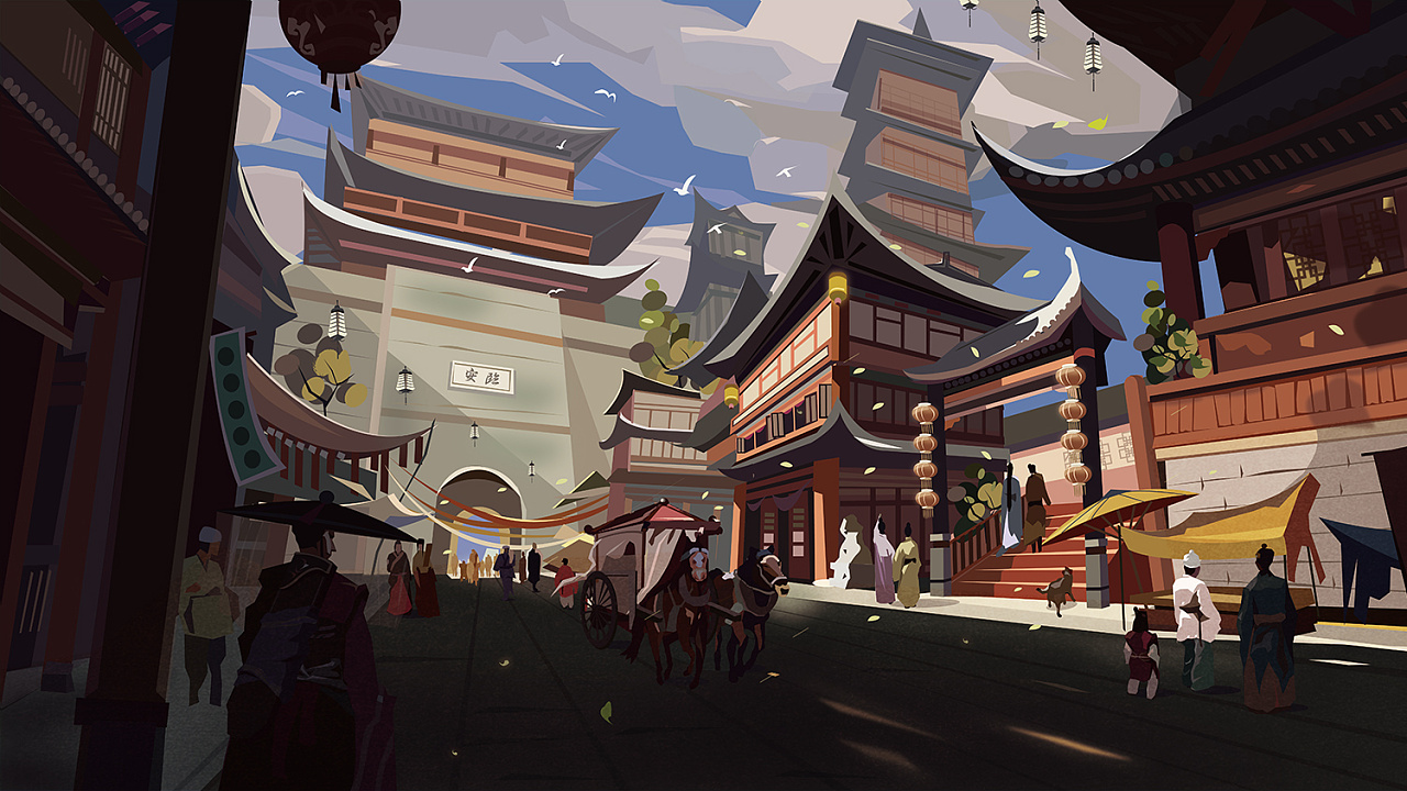 用ai临摹一张场景图