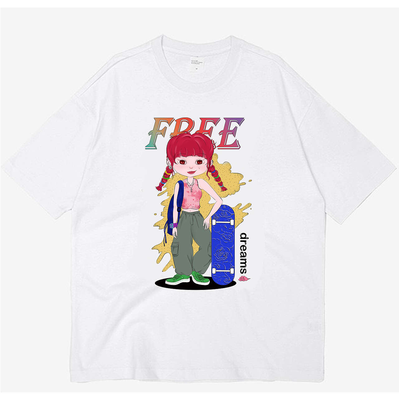 追寻自由和梦想的潮流女孩（图ZMjEwNTAwNDE2） - 新锐潮流插画 - 站酷设计师飞天小女警ing原创素材 - 站酷ZCOOL