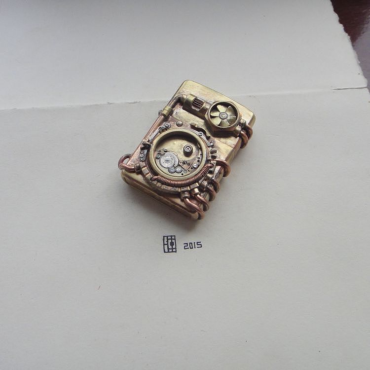 太极2——蒸汽朋克ZIPPO MOD（图ZMzE4NzExMzY=） - 其他手工艺 - 站酷设计师周晖设计原创素材 - 站酷ZCOOL