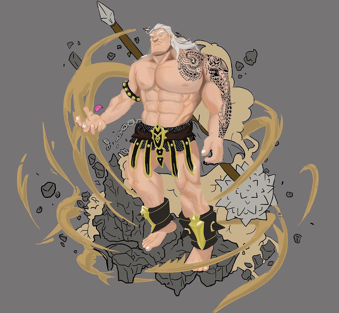 美式立绘卡通喔~