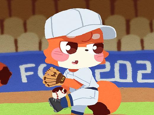 投球（個(gè)人主頁(yè)-ZNDgwNDEwMTI=） - 兒童插畫 - 站酷設(shè)計(jì)師kmini原創(chuàng)素材 - 站酷ZCOOL