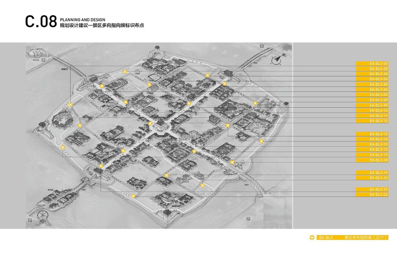 中华水上古城导视系统设计