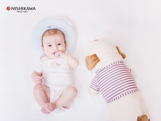 母婴品牌婴儿定型枕视觉分享首页主图详情设计