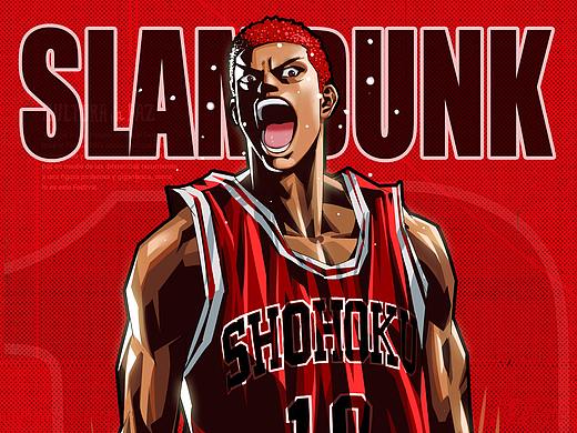 SLAMDUNK（個人主頁-ZMjY0OTgyNjQ=） - 商業(yè)插畫 - 站酷設(shè)計師MOONZHOU原創(chuàng)素材 - 站酷ZCOOL