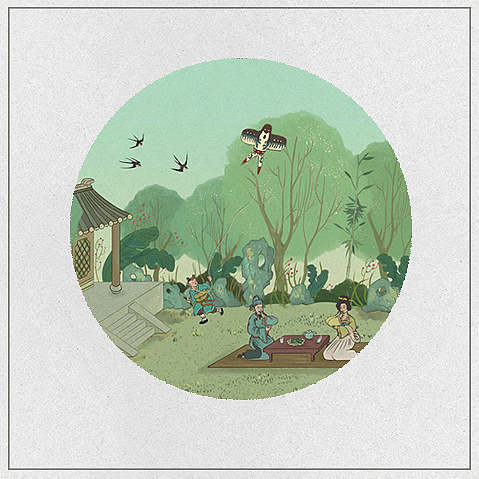 浦发银行—二十四节气插画长图H5（图ZMTc0MDIzODky） - 商业插画 - 站酷设计师朱异原创素材 - 站酷ZCOOL