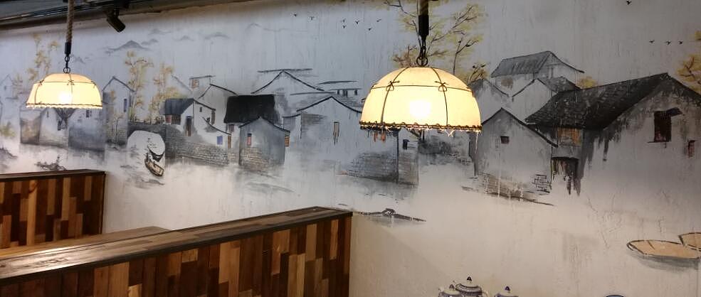 新空间墙绘艺术装饰 手绘（图ZNDYzMTk5NDA=） - 新锐潮流插画 - 站酷设计师广西柒悦彩绘壁画原创素材 - 站酷ZCOOL