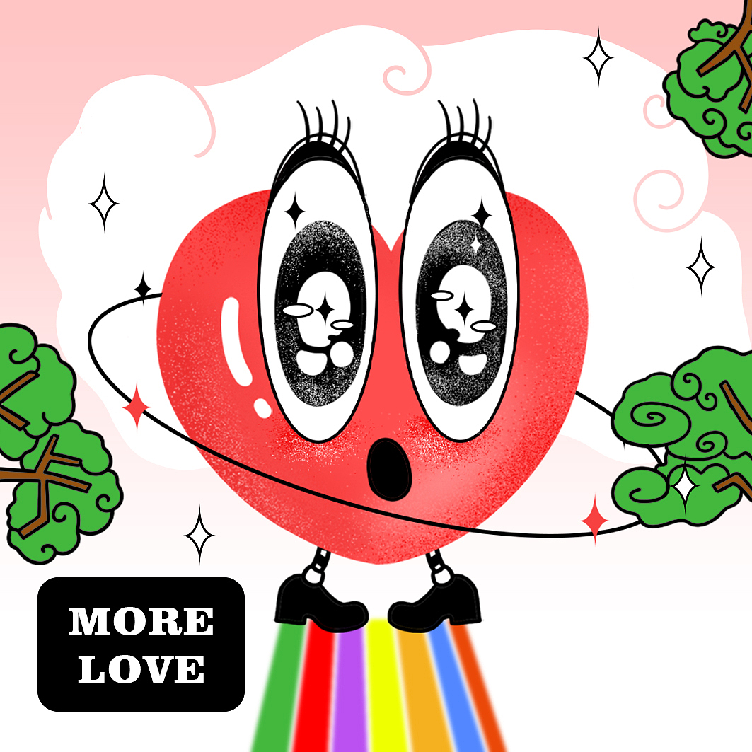 《More Love》（圖ZMjk0MDAzMzUy） - IP形象 - 站酷設(shè)計(jì)師孑_DESI原創(chuàng)素材 - 站酷ZCOOL