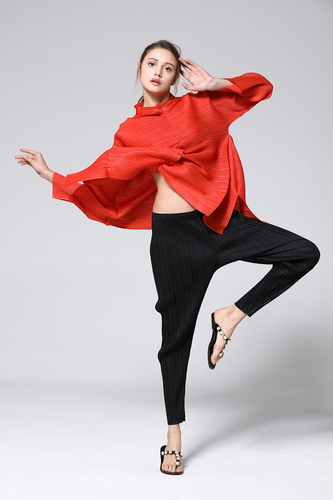 三宅一生服装拍摄原片